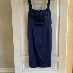 Elegant Navy Blue Dress
